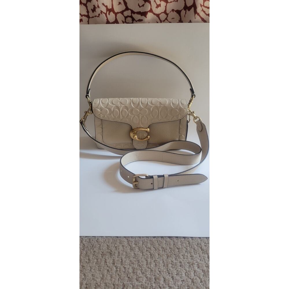 Coach Tabby 26 Cream CC687 - Picture 3 of 16